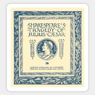 Shakespeares Tragedy of Julius Caeser Sticker